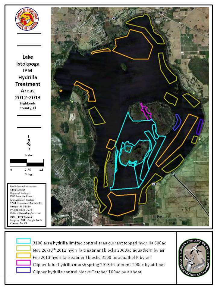 Lake Istokpoga Fishing Map Foi News